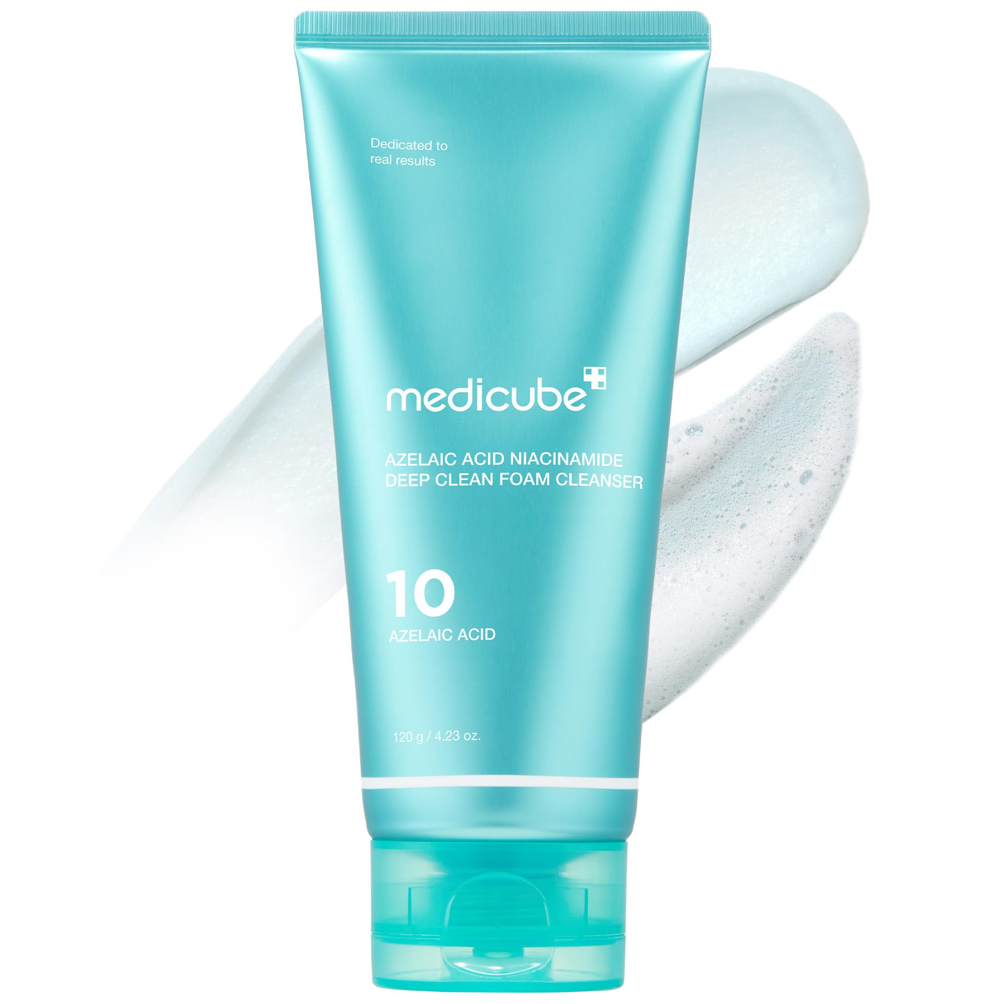 medicube Facial Cleanser Zero Pore Capsule Cleansing Foam | Daily Gentle Cleanser for Skin Texture, Blackhead & Pore Care | AHA, BHA & PHA for Deep Cleansing | Korean Skincare, 4.23 oz