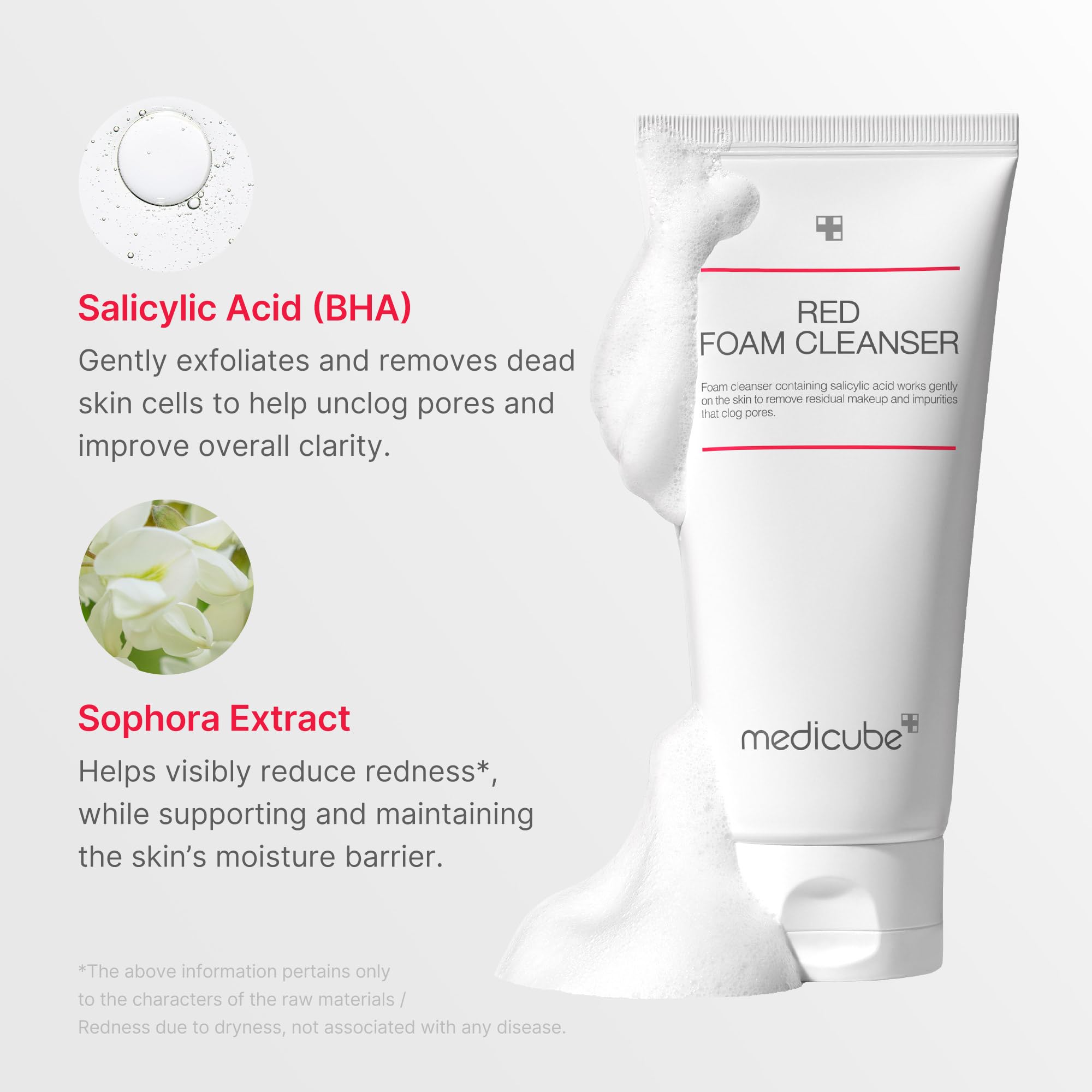 medicube Facial Cleanser Zero Pore Capsule Cleansing Foam | Daily Gentle Cleanser for Skin Texture, Blackhead & Pore Care | AHA, BHA & PHA for Deep Cleansing | Korean Skincare, 4.23 oz